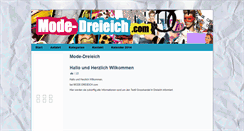 Desktop Screenshot of mode-dreieich.com