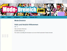 Tablet Screenshot of mode-dreieich.com